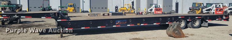 image for item LC9844 2000 Trail-Eze DHT7049 drop deck equipment trailer