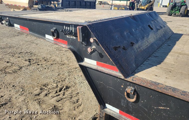 image for item LC9844 2000 Trail-Eze DHT7049 drop deck equipment trailer