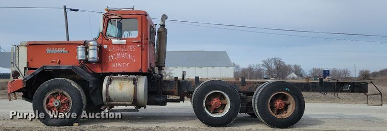 image for item LC9849 1978 Autocar Constructor truck cab and chassis