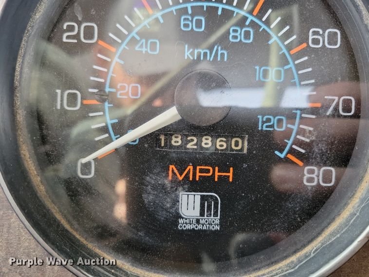 image for item LC9849 1978 Autocar Constructor truck cab and chassis