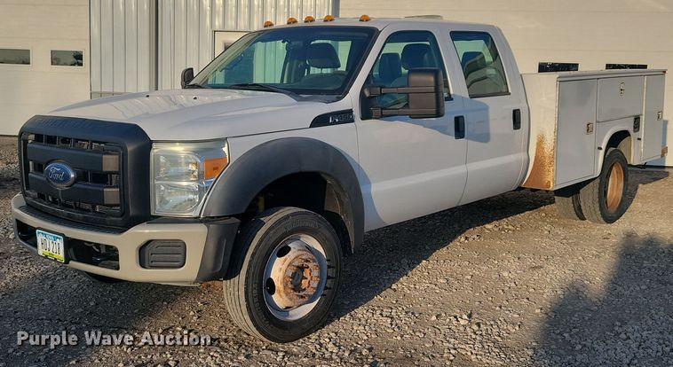 image for item LC9865 2011 Ford F450 Super Duty XL Crew Cab utility / service truck