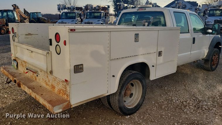 image for item LC9865 2011 Ford F450 Super Duty XL Crew Cab utility / service truck