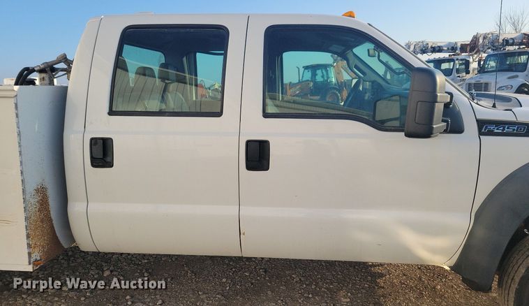 image for item LC9865 2011 Ford F450 Super Duty XL Crew Cab utility / service truck