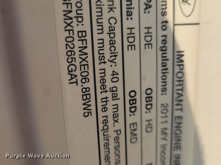 image for item LC9865 2011 Ford F450 Super Duty XL Crew Cab utility / service truck