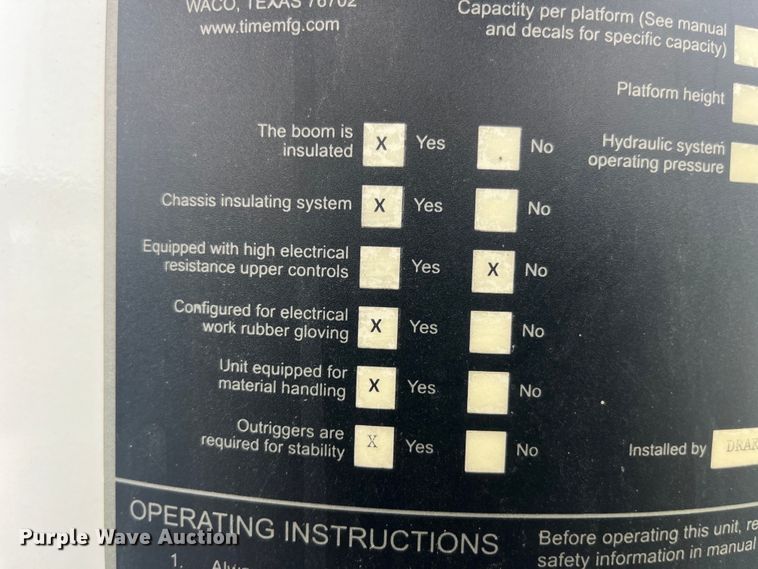 image for item LD9303 2017 Ford F550 Super Duty XL bucket truck