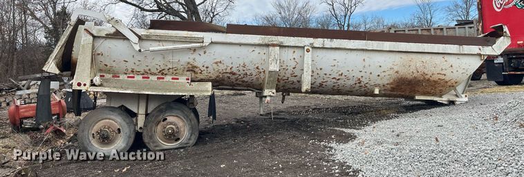 image for item LE9004 1989 Fruehauf  DRXX-M2-30 end dump trailer