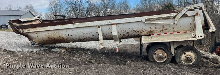 image for item LE9004 1989 Fruehauf  DRXX-M2-30 end dump trailer