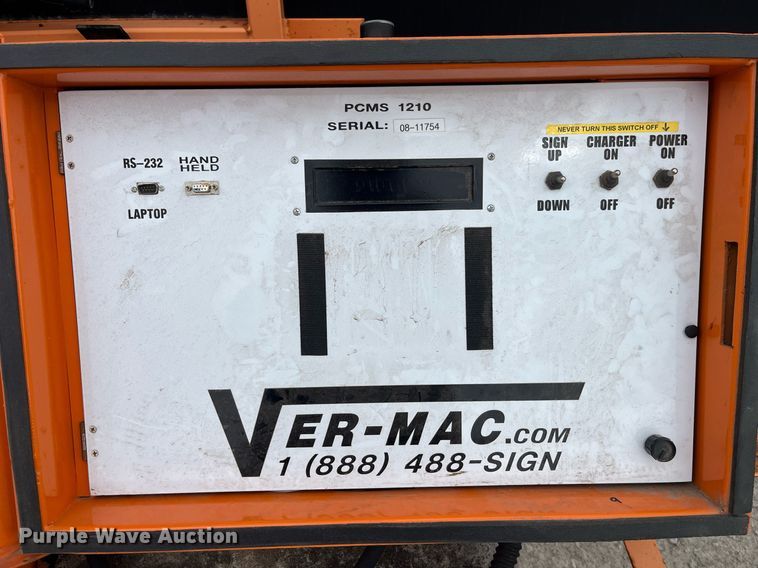 image for item LE9008 2008 Ver-Mac message board trailer