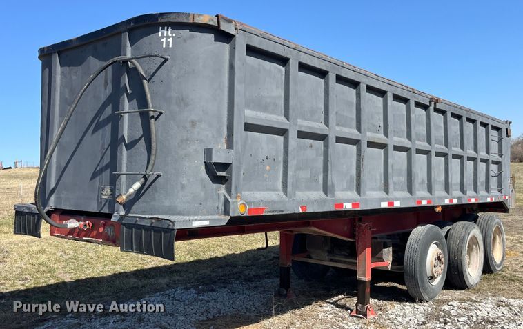 image for item LE9025 1995 Palmer TA-26F end dump trailer