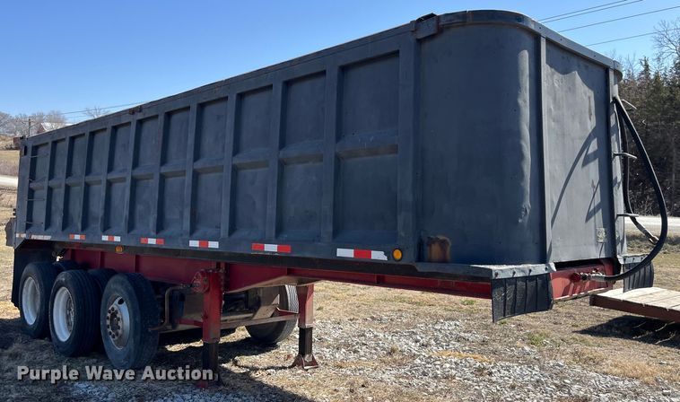image for item LE9025 1995 Palmer TA-26F end dump trailer