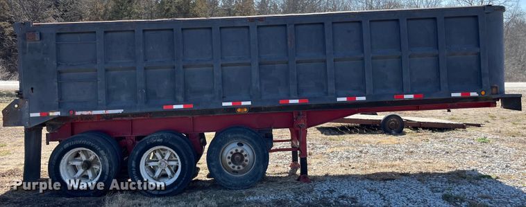 image for item LE9025 1995 Palmer TA-26F end dump trailer