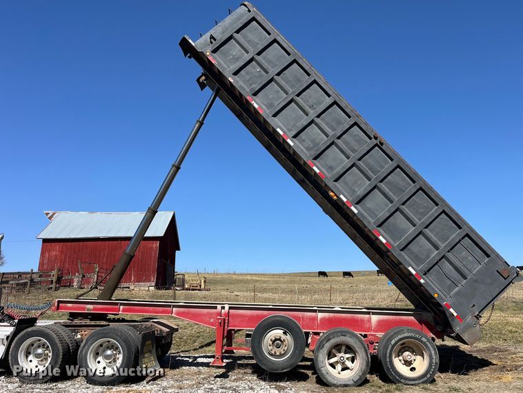 image for item LE9025 1995 Palmer TA-26F end dump trailer