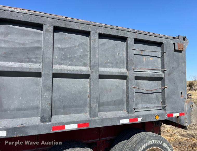 image for item LE9025 1995 Palmer TA-26F end dump trailer