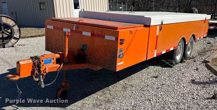 image for item LE9030 1979 A.B. Chance H/S hot stick utility trailer