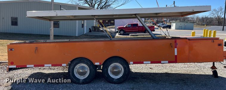 image for item LE9030 1979 A.B. Chance H/S hot stick utility trailer