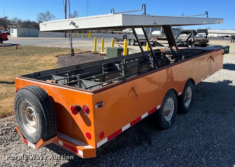 image for item LE9030 1979 A.B. Chance H/S hot stick utility trailer