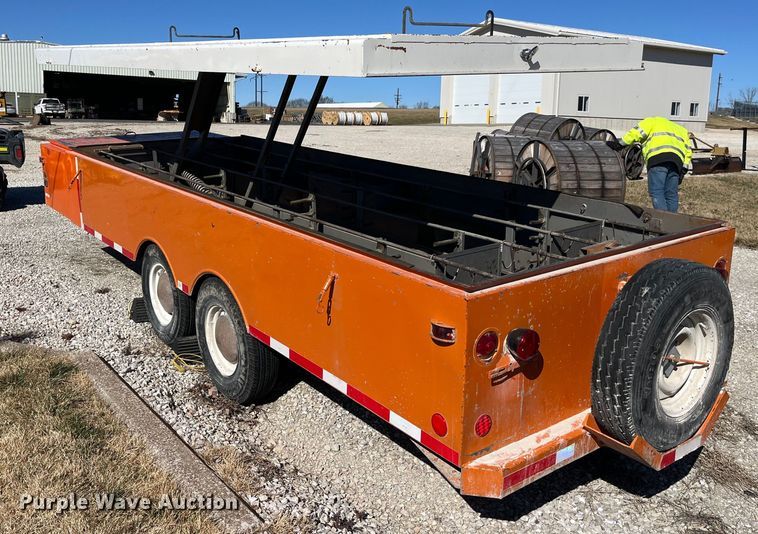 image for item LE9030 1979 A.B. Chance H/S hot stick utility trailer