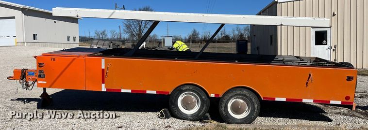 image for item LE9030 1979 A.B. Chance H/S hot stick utility trailer