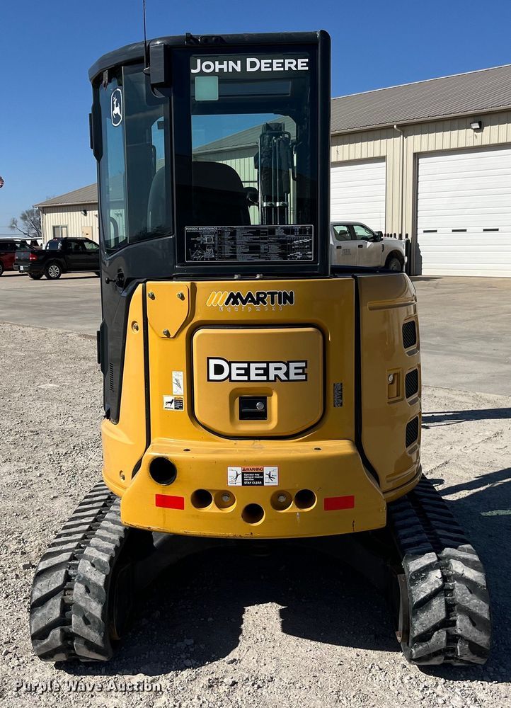 image for item LE9036 2015 John Deere 35G mini excavator