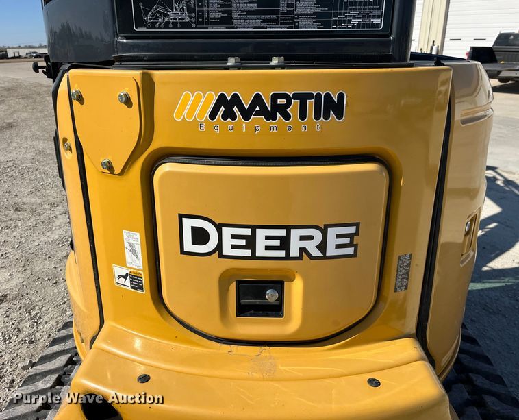 image for item LE9036 2015 John Deere 35G mini excavator