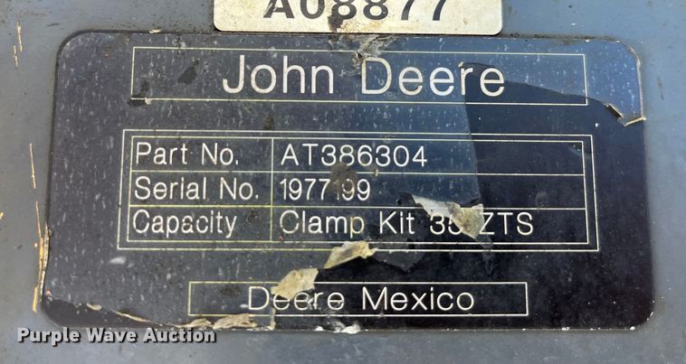 image for item LE9036 2015 John Deere 35G mini excavator