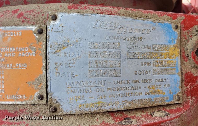 image for item LN9935 1962 CycloBlower T5CDL12 air compressor