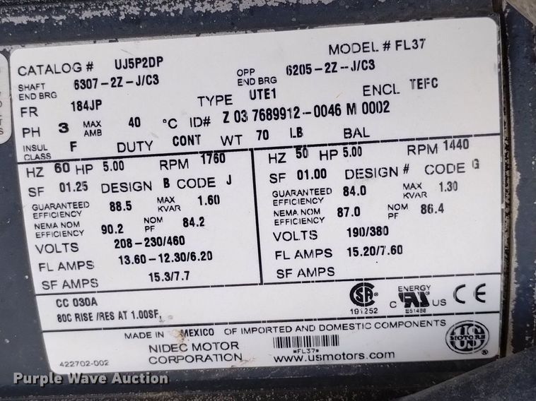 image for item LN9936 Shop built Pond pump