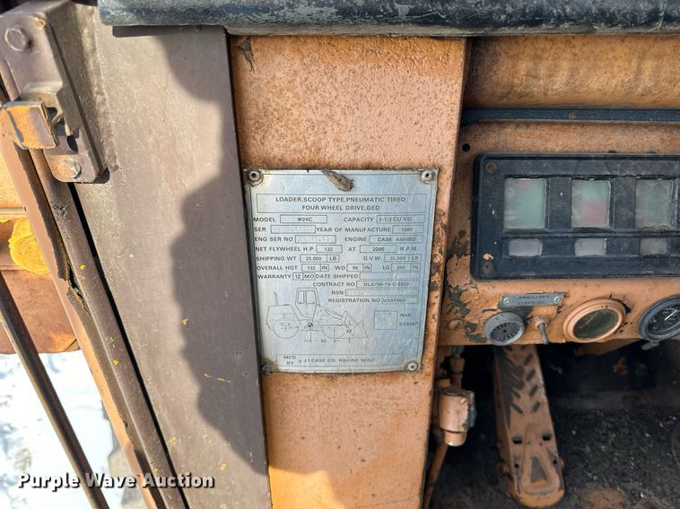 image for item LO9494 1980 Case W24C wheel loader