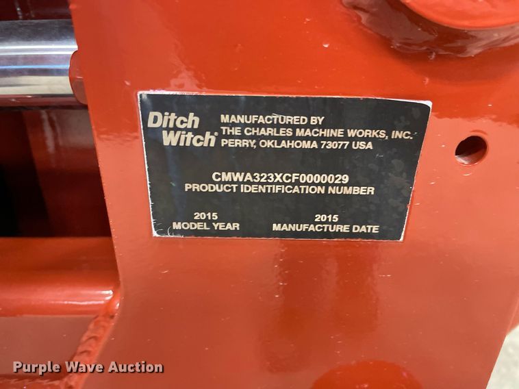 image for item LW9000 2015 Ditch Witch  RT45 trencher