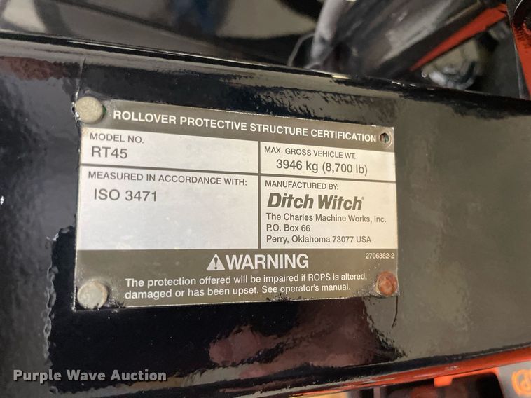 image for item LW9000 2015 Ditch Witch  RT45 trencher