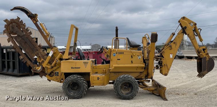 image for item LW9004 1997 Vermeer  V5800 trencher
