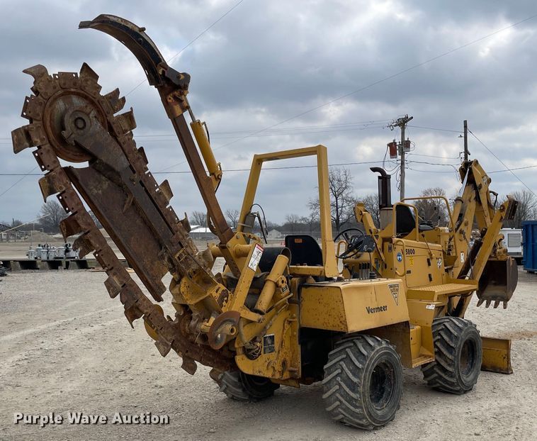 image for item LW9004 1997 Vermeer  V5800 trencher