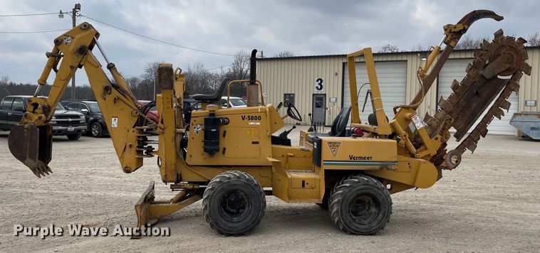 image for item LW9004 1997 Vermeer  V5800 trencher