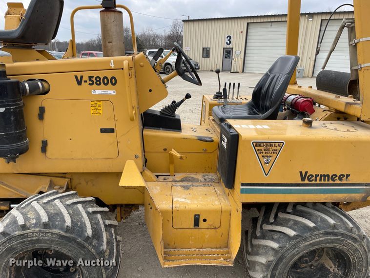 image for item LW9004 1997 Vermeer  V5800 trencher