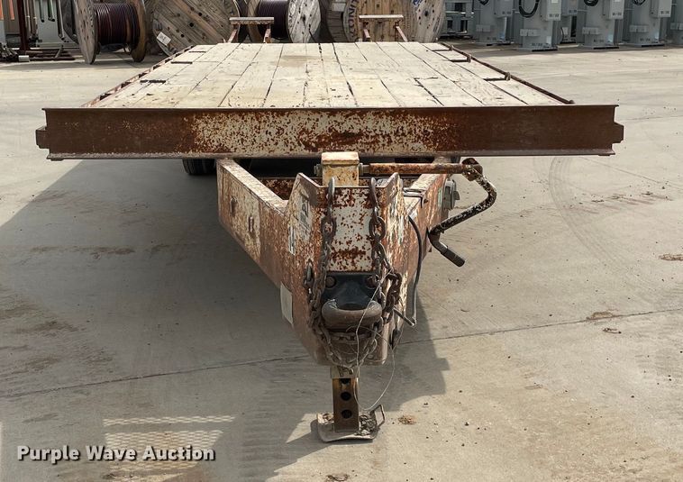 image for item LW9005 1995 Kiefer equipment trailer