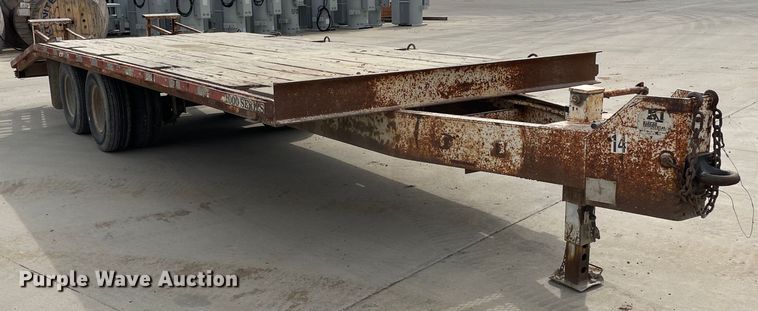 image for item LW9005 1995 Kiefer equipment trailer