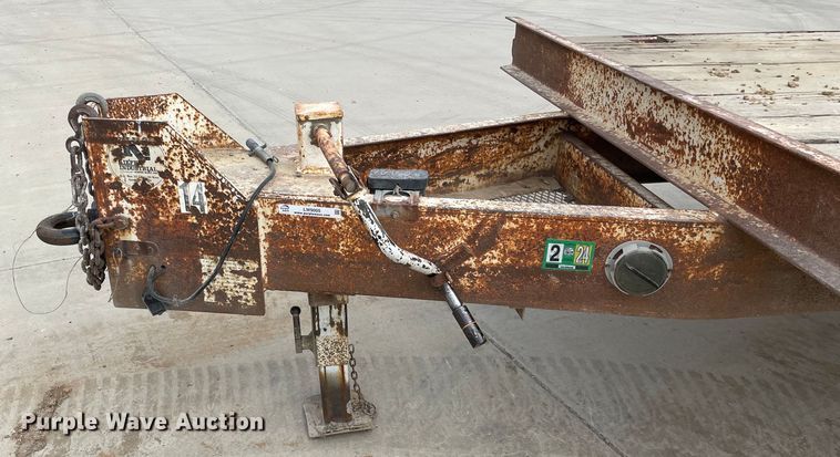 image for item LW9005 1995 Kiefer equipment trailer