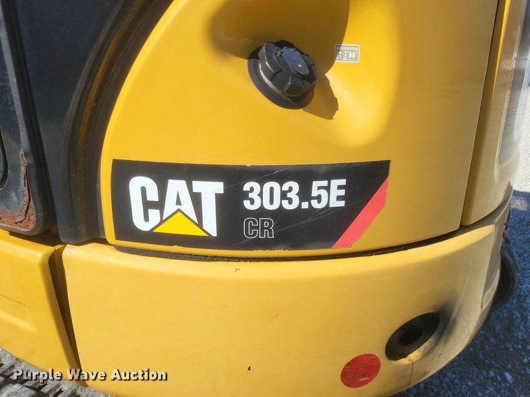 image for item MI9988 2014 Caterpillar 303.5E CR mini excavator