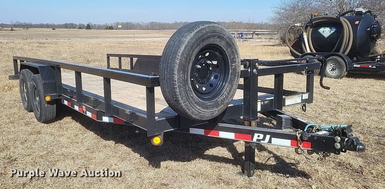 image for item MI9998 2022 PJ utility trailer