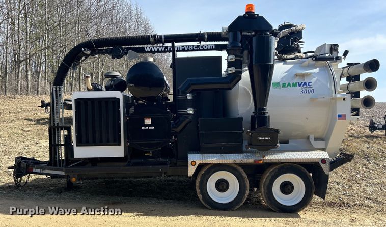 image for item MO9180 2015 Sewer Equipment  RamVac HX-3000 vacuum excavator