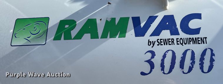 image for item MO9180 2015 Sewer Equipment  RamVac HX-3000 vacuum excavator