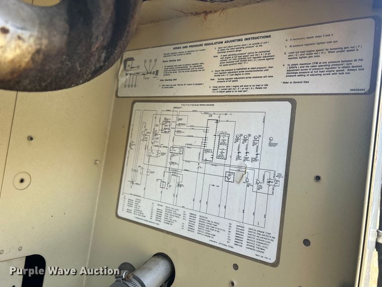 image for item MO9182 1998 Ingersoll Rand  R175 air compressor