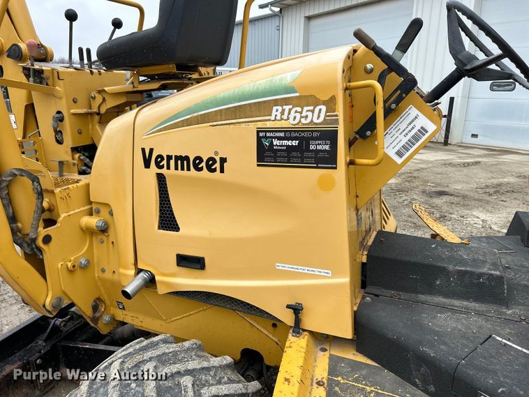 image for item MO9193 2008 Vermeer  RT650 trencher