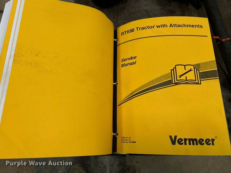 image for item MO9193 2008 Vermeer  RT650 trencher