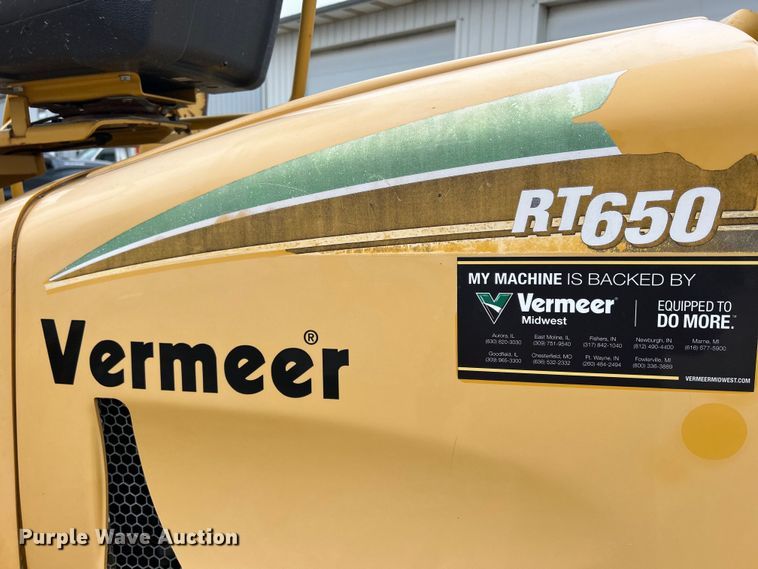 image for item MO9193 2008 Vermeer  RT650 trencher