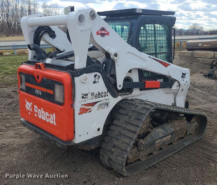 image for item MQ9670 2021 Bobcat T870 tracked skid steer loader