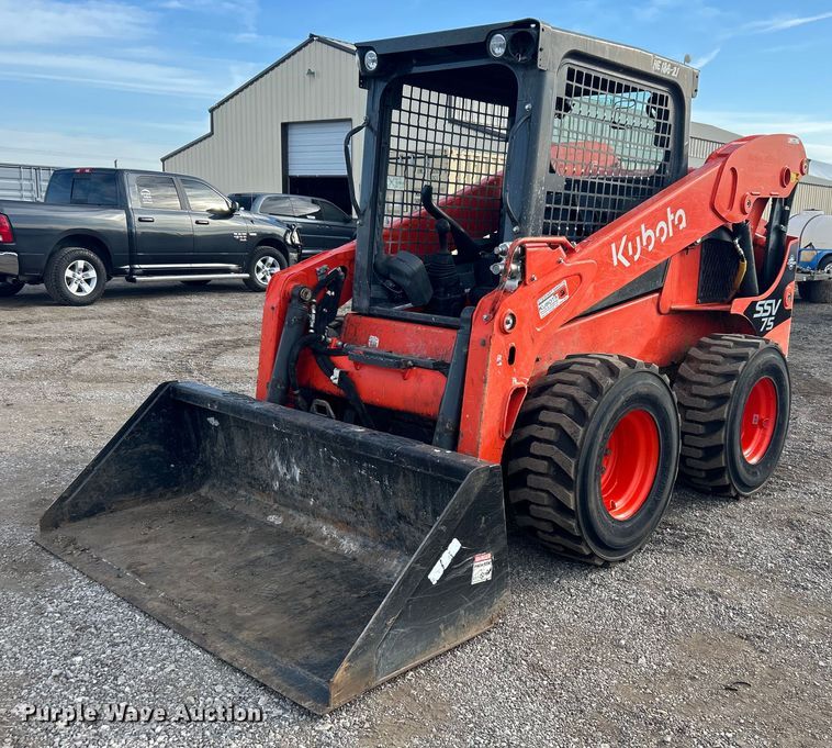 image for item NB9328 2021 Kubota SSV75 skid steer loader