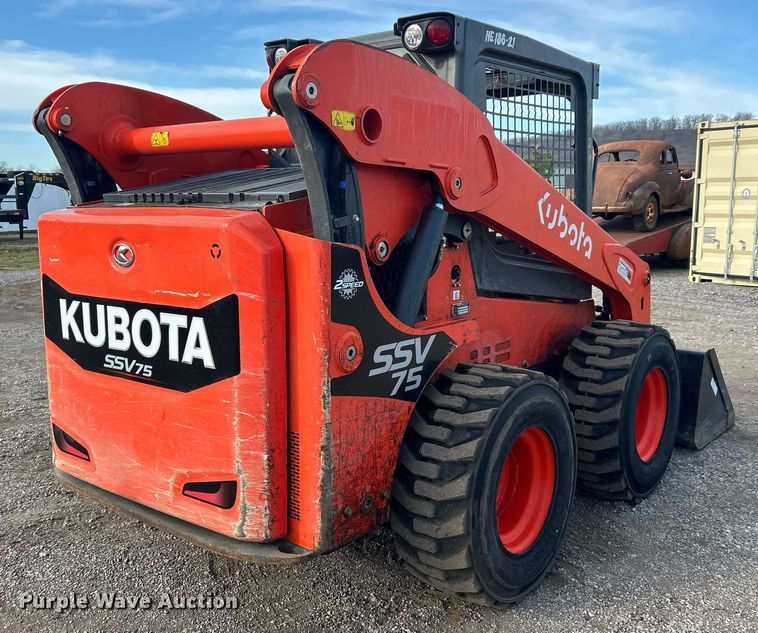 image for item NB9328 2021 Kubota SSV75 skid steer loader