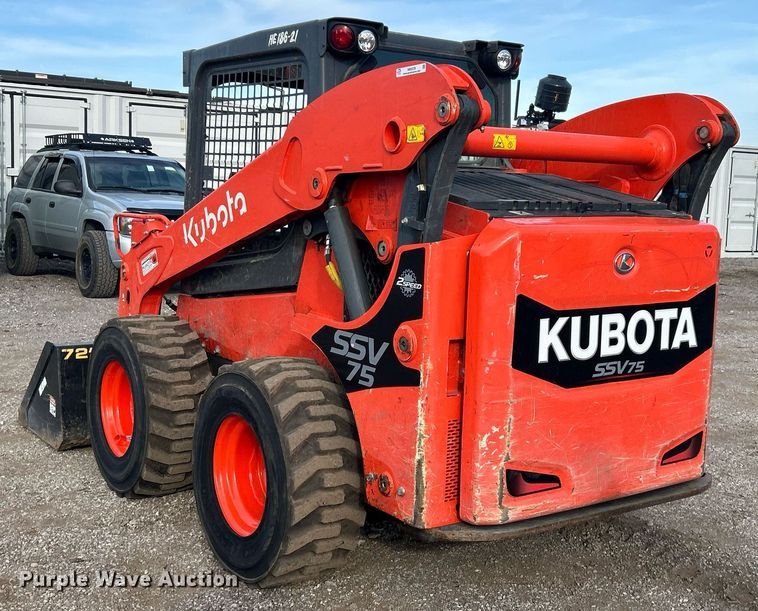 image for item NB9328 2021 Kubota SSV75 skid steer loader