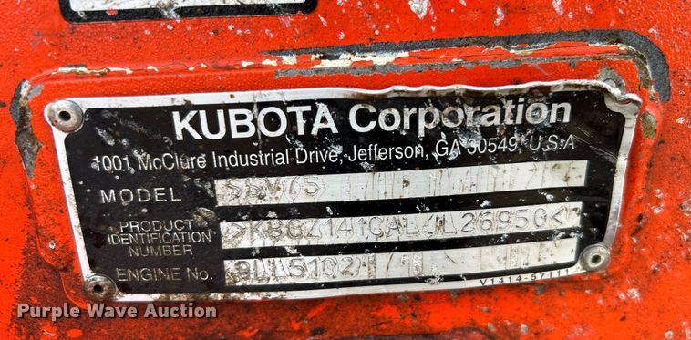 image for item NB9328 2021 Kubota SSV75 skid steer loader